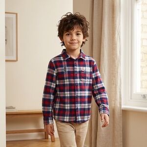 NWOT Extreme Kids Flannel Button Down